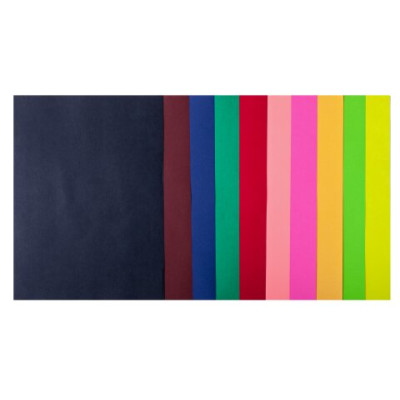 Набор цветной бумаги DARK+NEON, 10 цв., 50 л., А4, 80 г/м² BM.2721050-99