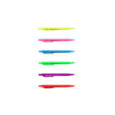 Ручка масляная автоматическая TROPICAL TOUCH, RUBBER TOUCH, 0,7 мм, пласт.корпус, синие чернила