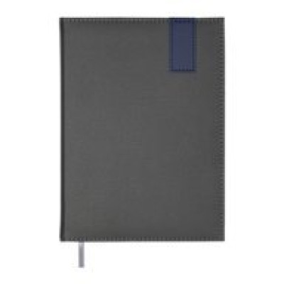Щоденник недат. VERTICAL, A5, сірий, штуч.шкіра/поролон, 336 стор BM.20160-09