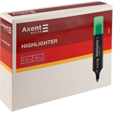Маркер текстовий Axent d2501-04 зелений 12/120/шт/уп