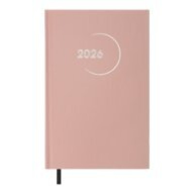 Щоденник датов. 2026 MADAM, A5, світло-рожевий, бумвініл BM.21170-43