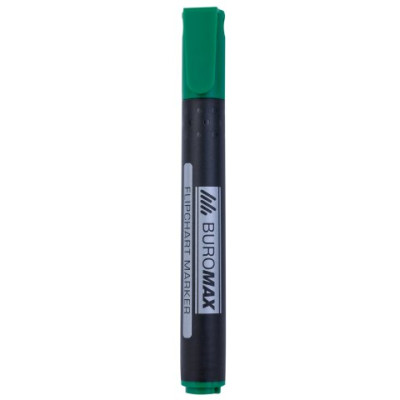 Маркер для фліпчартів, зелений - BM.8810-04 Buromax