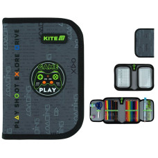 Пенал Kite 1 отд., 2 отв., с наполнением 622H Good Game