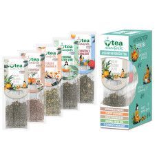 Чай асорти 33.6г(2.2г*15г),  кадді - пакет, « Assorted Green tea»  Tea Moments