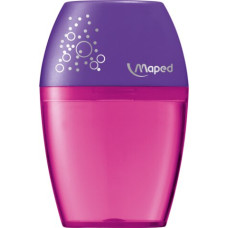 Чинка з контейнером SHAKER, 1 отв., дисплей, асорті