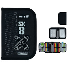Пенал Kite 1 отд., 2 отв., с наполнением 622H Skate