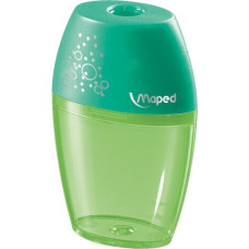 Чинка з контейнером SHAKER, 1 отв., дисплей, асорті