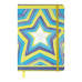 Книжка записна STAR, на гумці, А5, 96 арк., клітинка, офсет крем., тв.лам.обл., блакитна BM.255117-14 Книжка записна STAR, на гумці, А5, 96 арк., клітинка, офсет крем., тв.лам.обл., блакитна BM.255117-14