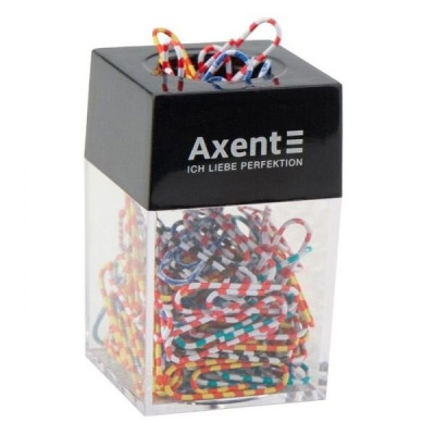 Бокс с магнитом для скрепок Axent 4120-A, 4.2х4.2х6.9 см 01692