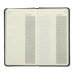 Щотижневик датов. 2024 кишеньк. LIGA, 85*153, чорний, штуч. шкіра/поролон BM.2894-01