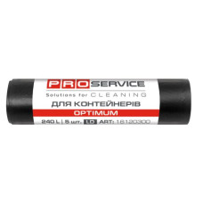 Пакети для смiття, пе, 90*125, 35 мкм, чорні, LD 240л5шт. OPTIMUM (22штящ) PRO SERVICE
