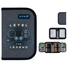 Пенал Kite 1 отд., 2 отв., с наполнением 622H Level UP