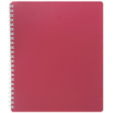 Зошит для записів CLASSIC, B5, 80 л., клітинка, пластикова обкладинка, червона