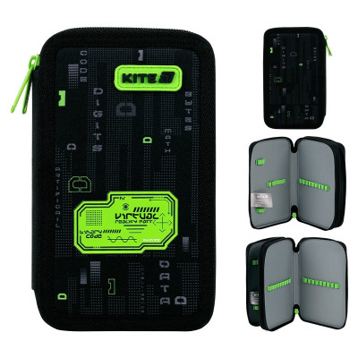 Пенал Kite 2 отд., без наполнения 623 Digital