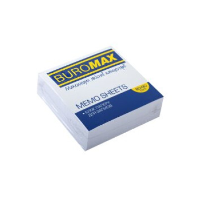 Блок білого паперу для нотаток JOBMAX 90х90х30мм., не скл. - BM.2209 Buromax