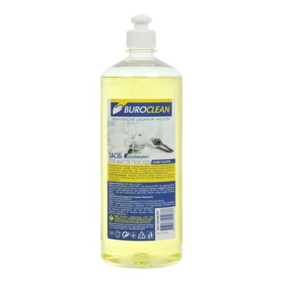 Засіб для посуду BUROCLEAN EuroStandart 1000 мл Лайм і м'ята