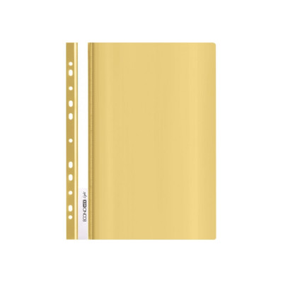 Папка-швидкозшивач А4 Economix Light з перфорацією, жовта E38504-05