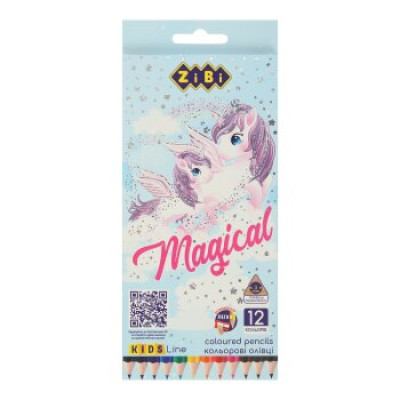 Олівці кольорові, 12кол., МАГІЯ, KIDS Line ZB.2448