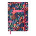 Книжка записна FLORA, на гумці, А5, 96 арк., клітинка, офсет крем., тв.лам.обл., рожева BM.255118-10 Книжка записна FLORA, на гумці, А5, 96 арк., клітинка, офсет крем., тв.лам.обл., рожева BM.255118-10