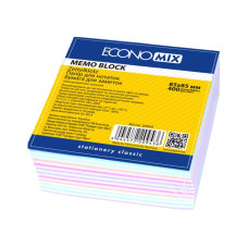 Бумага для заметок Economix, ассорти, 85х85, 400 л.