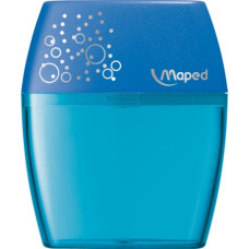Чинка з контейнером SHAKER, 2 отв., дисплей, асорті