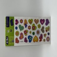 3D наліпки Сердечки 18 см, KIDS Line