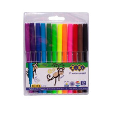 Фломастеры на водной основе, 12 цветов, KIDS Line