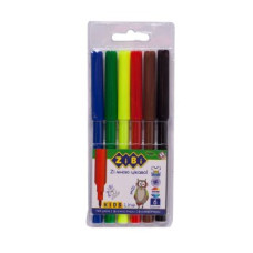 Фломастеры на водной основе, 6 цветов, KIDS Line