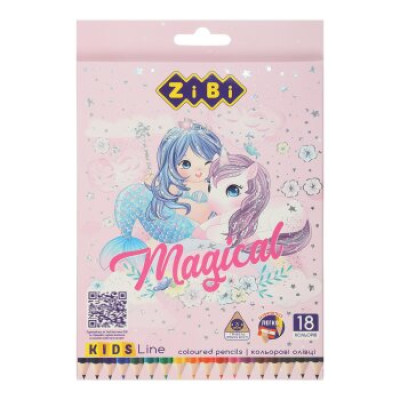 Олівці кольорові, 18кол., МАГІЯ, KIDS Line ZB.2449
