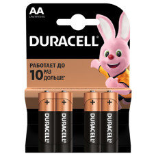 Елемент живлення (батарейка) DURACELL LR6 (AA) 4шт/упак