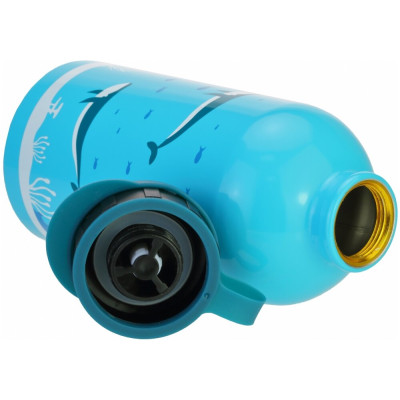 Дитяча пляшка для води, CoolForSchool, Whale, 500 мл., блакитна - CF61304 COOLFORSCHOOL