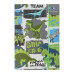 Папка для праці DINO, картонна, на гумках А4+ (300х212х28мм), KIDS Line - ZB.14913 ZiBi