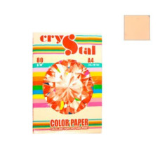 Папір CRYSTAL COLOR PAPER А4 80г/м2 (100л) 150 персик **
