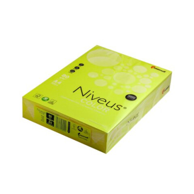 Бумага цветная неоновая, желтая, NEOGB, А4/80, 500 л. A4.80.NVN.NEOGB.500