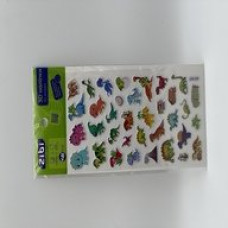 3D наліпки Динозарви дитинчата 18 см, KIDS Line