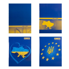 Книга канцелярская UKRAINE, А4, 192 л., клетка, офсет, твердая ламинированная обложка, ассорти Книга канцелярская UKRAINE, А4, 192 л., клетка, офсет, твердая ламинированная обложка, ассорти