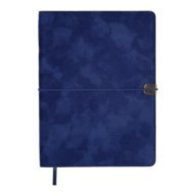Щоденник недат. VELOUR, A5, синій, штуч.шкіра, 336 стор BM.20770-02