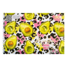 Альбом для малювання AVOCADO, А4, 30 арк., 120 г/м2, на пружині, салатовий,  KIDS Line