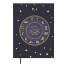 Щоденник недатов. поліграфічний ZODIAK, A5, фіолетовий, 336 стор
