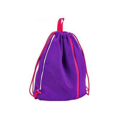 Сумка для обуви с карманом на молнии, фиолетовая - CF86409 COOLFORSCHOOL