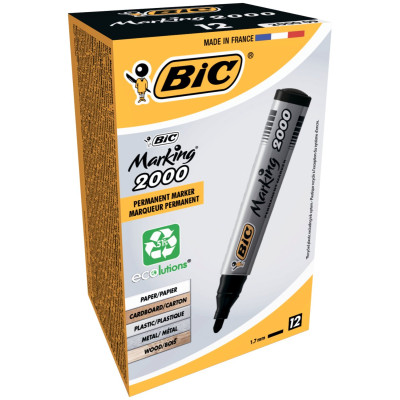 Маркер еко перманентний 2000, чорний - bc8209153 Bic