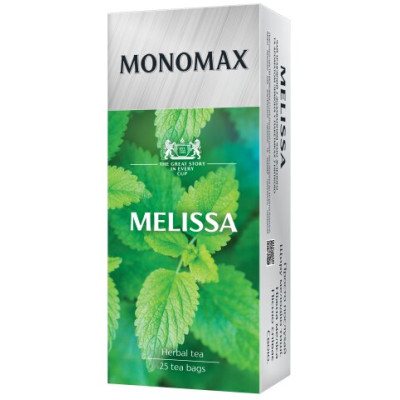 Чай зелёный 1.5г*25, пакет, MELISSA, МОNОМАХ mn.18380