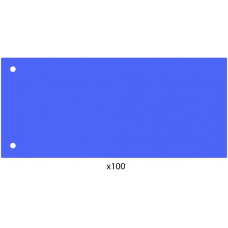 Розділювач листів 240*105мм Economix, пластик, синій, 100 шт.
