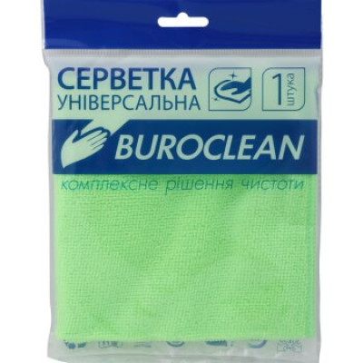 Салфетка микрофибра универсальная Buroclean 30х30 10200122