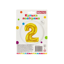 Шар воздушный золотистый фольгированный. Фигура 
