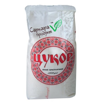 Сахар-песок фасованный, 1кг, пакет - 11003 ПРОДУКТЫ ПИТАНИЯ