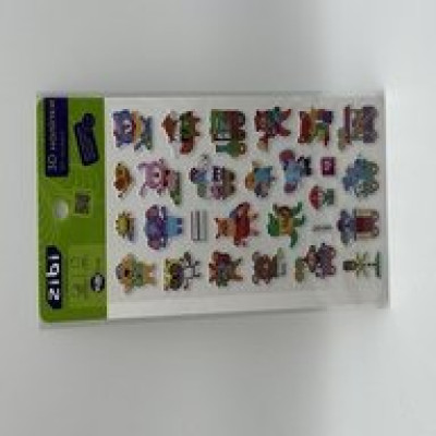 3D наліпки Дитинчата-звірята 18 см, KIDS Line