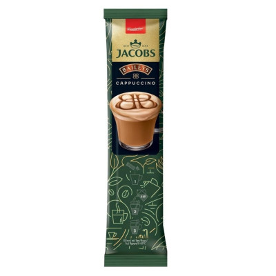 Кавовий напій 3в1 Baileys Cappuccino, 10х15г JACOBS