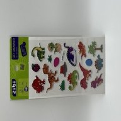3D наліпки DINO T-Rex 18 см, KIDS Line