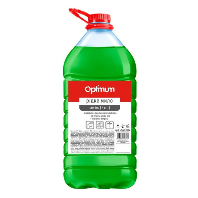 Мило рідке 5л PRO OPTIMUM ЛАЙМ 4шт/уп 25480400 - 18291 PRO